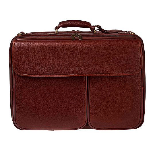 Сумка дорожная портплед Dr.Koffer из натуральной кожи