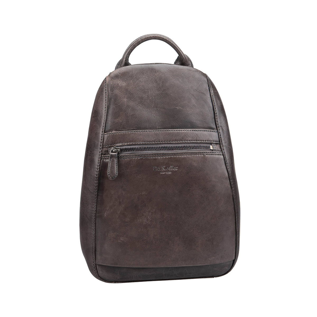 Рюкзак Dr.Koffer из натуральной кожи коричневый