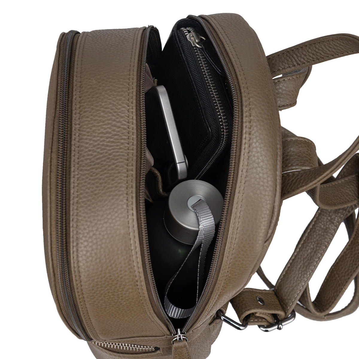 Рюкзак Dr.Koffer из натуральной кожи коричневый