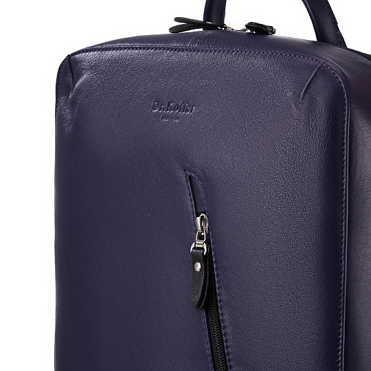 Рюкзак Dr.Koffer из натуральной кожи синий