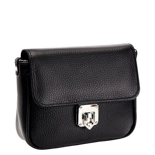 Женская сумка Dr. Koffer из натуральной кожи черная