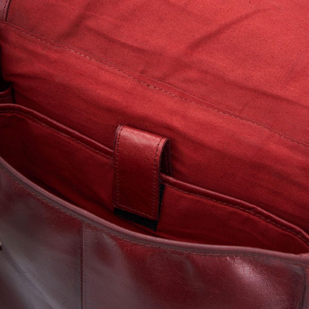 Рюкзак Dr.Koffer из натуральной кожи бордовый