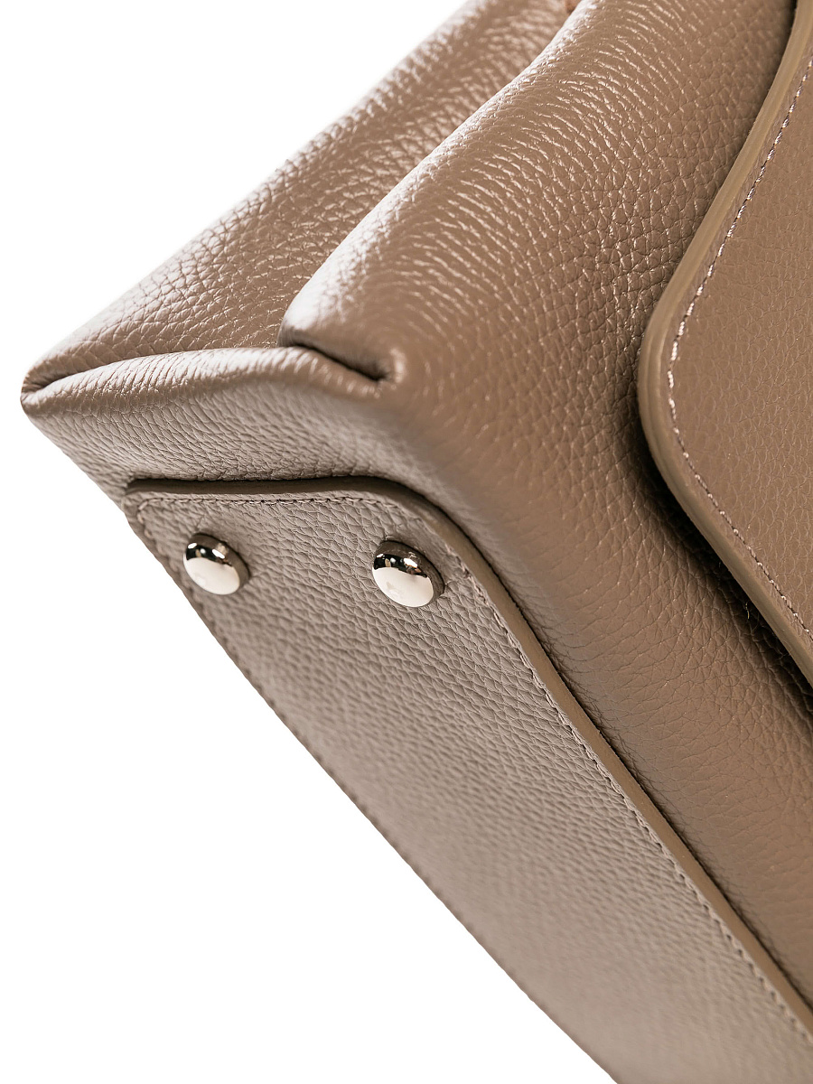 Женская сумка Dr. Koffer из натуральной кожи коричневая