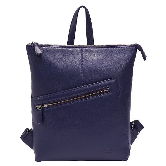 Рюкзак Dr.Koffer из натуральной кожи синий