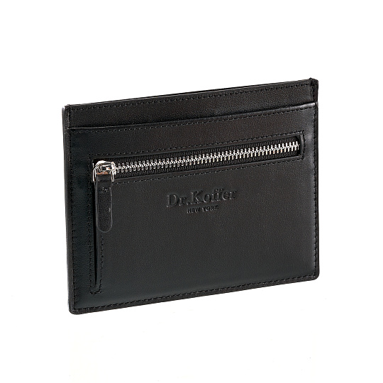 Кошелек Dr.Koffer из натуральной кожи черный