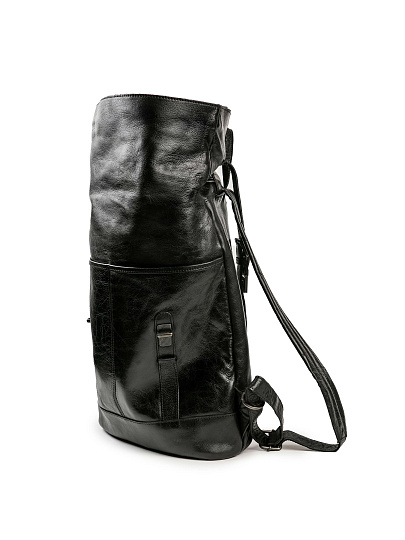 Рюкзак Dr.Koffer из натуральной кожи черный