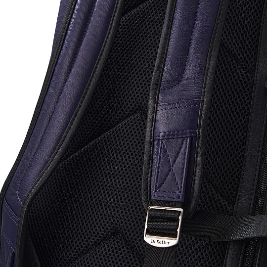 Рюкзак Dr.Koffer из натуральной кожи синий