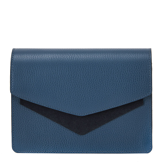 Женская сумка Dr. Koffer из натуральной кожи синяя