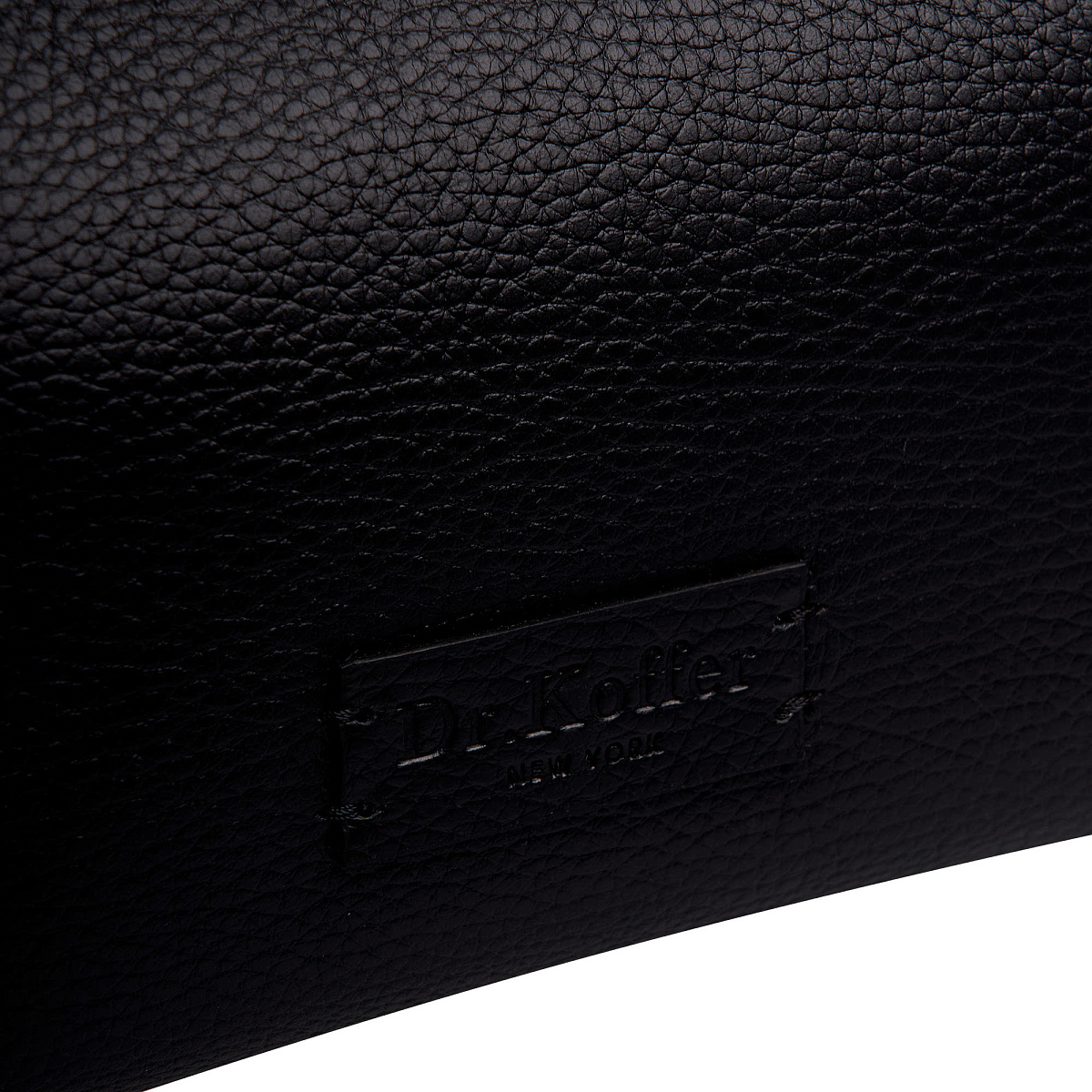 Женская сумка Dr. Koffer из натуральной кожи черная