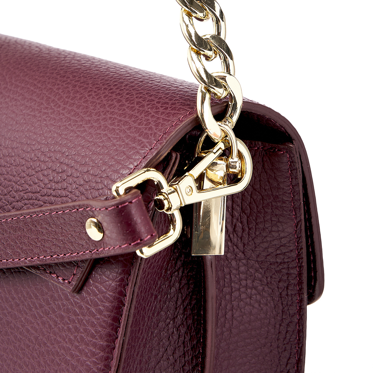 Женская сумка  Dr. Koffer из натуральной кожи бордовая