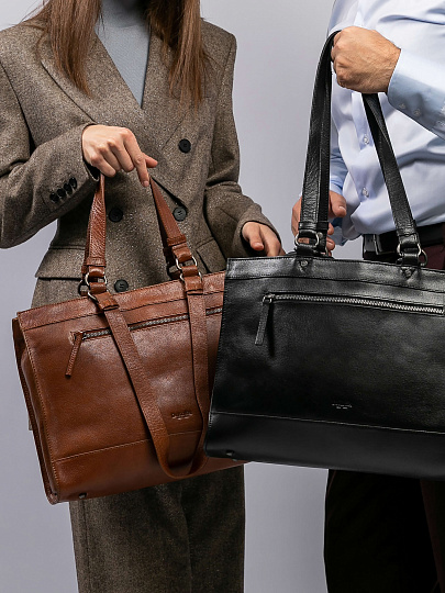 Сумка для документов Dr.Koffer из натуральной кожи