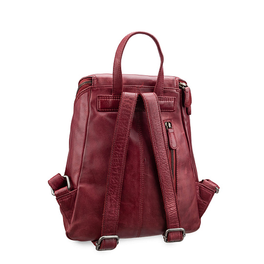 Рюкзак Dr.Koffer из натуральной кожи бордовый