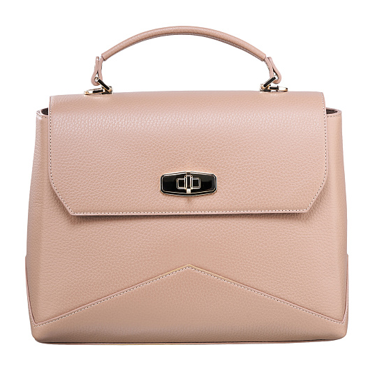 Женская сумка  Dr. Koffer из натуральной кожи розовая