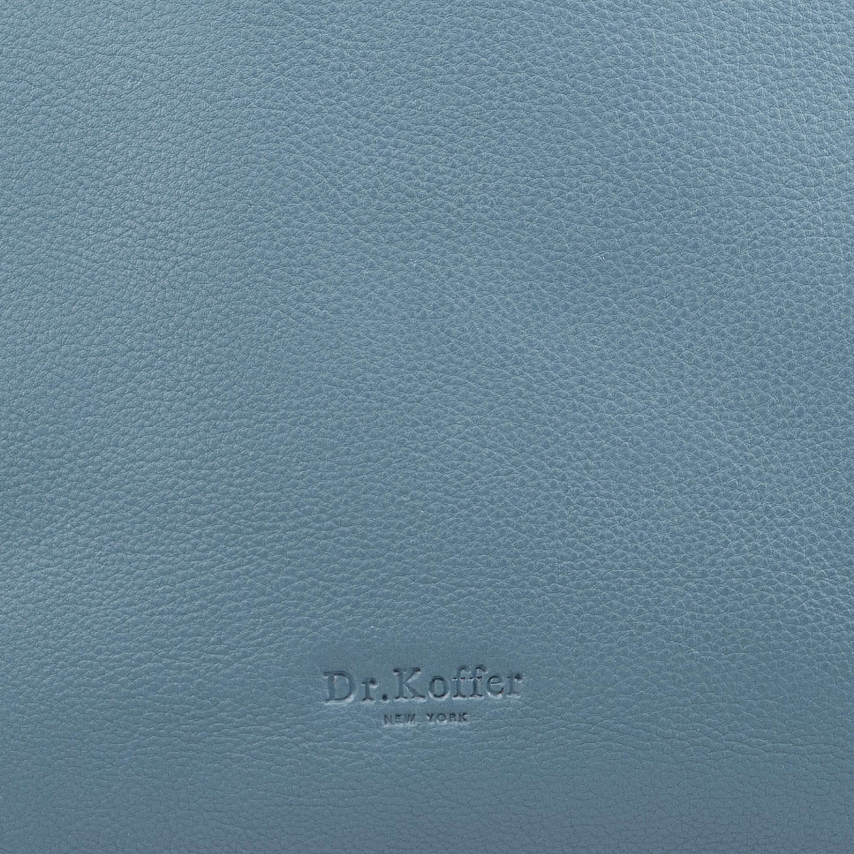 Женская сумка Dr.Koffer из натуральной кожи голубая