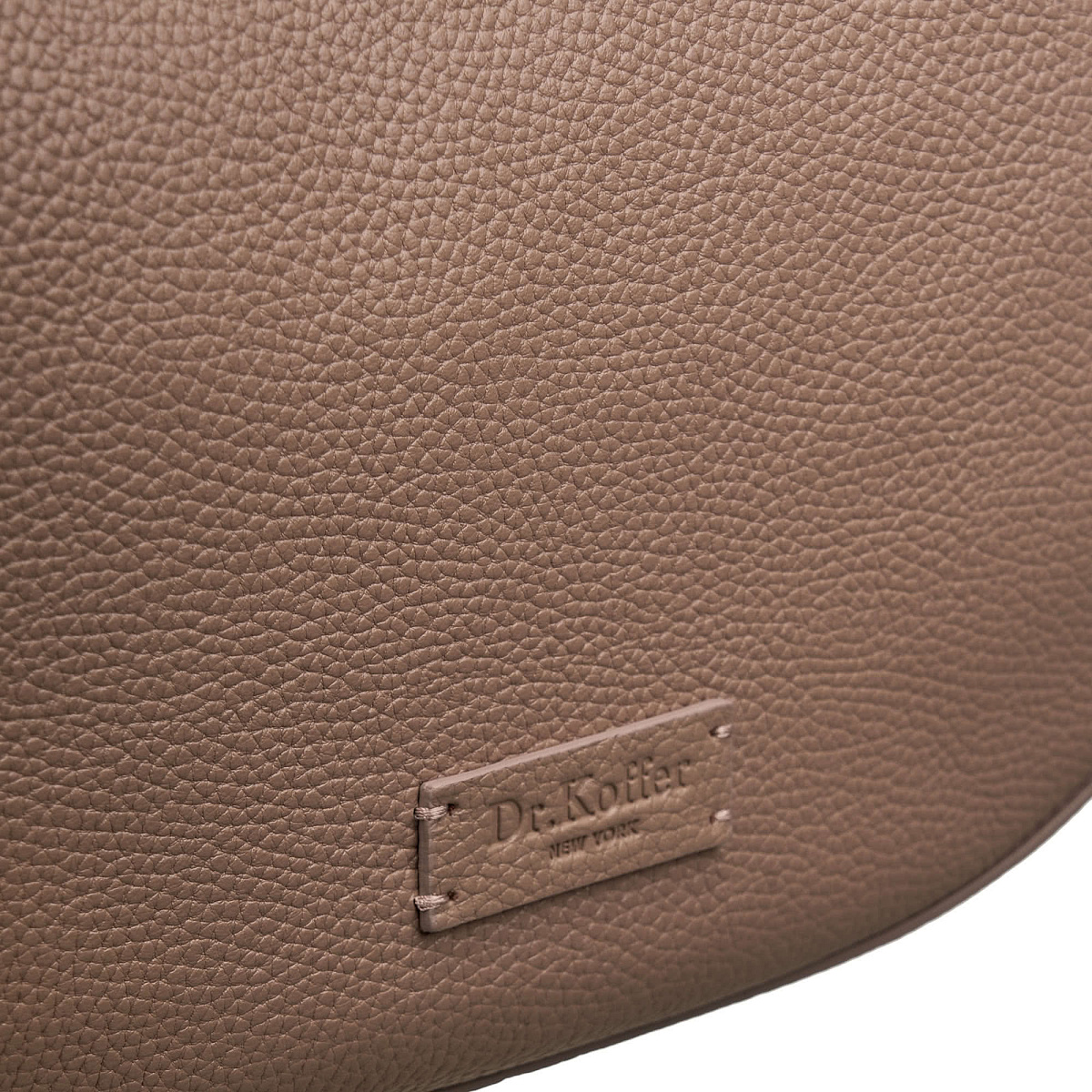 Женская сумка  Dr. Koffer из натуральной кожи бежевая