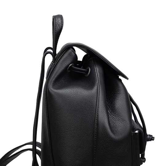 Рюкзак Dr.Koffer из натуральной кожи черный