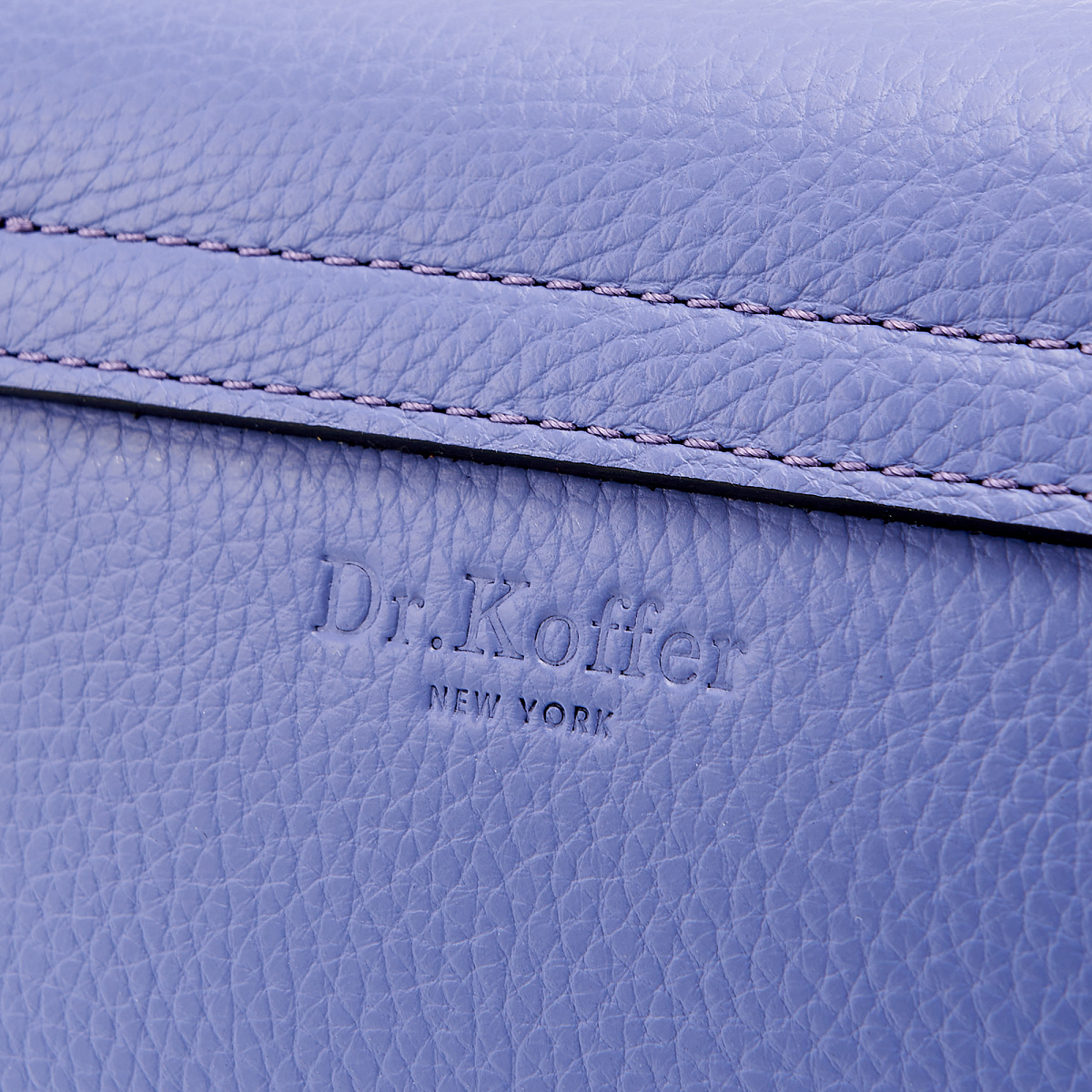 Женская сумка Dr. Koffer из натуральной кожи фиолетовая