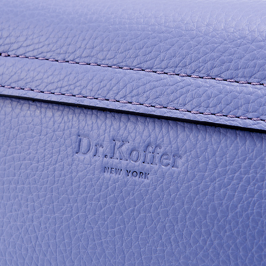 Женская сумка Dr. Koffer из натуральной кожи фиолетовая
