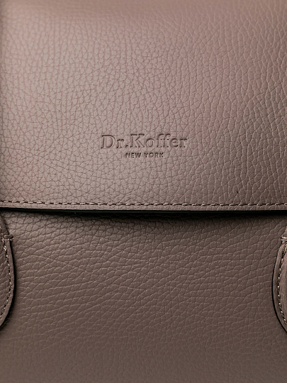 Женская сумка Dr.Koffer из натуральной кожи пыльная роза