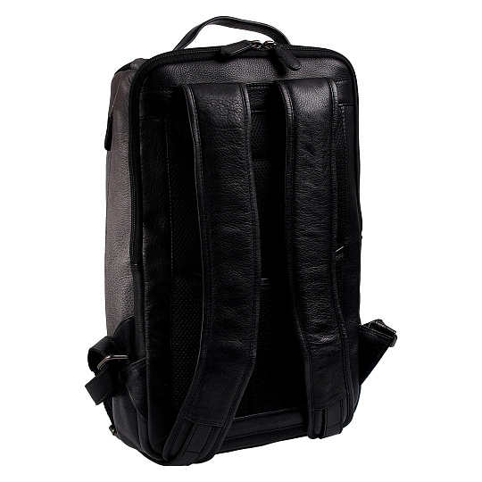 Рюкзак Dr.Koffer из натуральной кожи серый