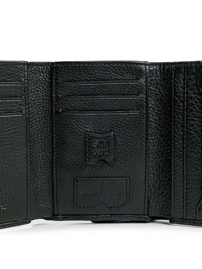 Портмоне Dr.Koffer из натуральной кожи черное