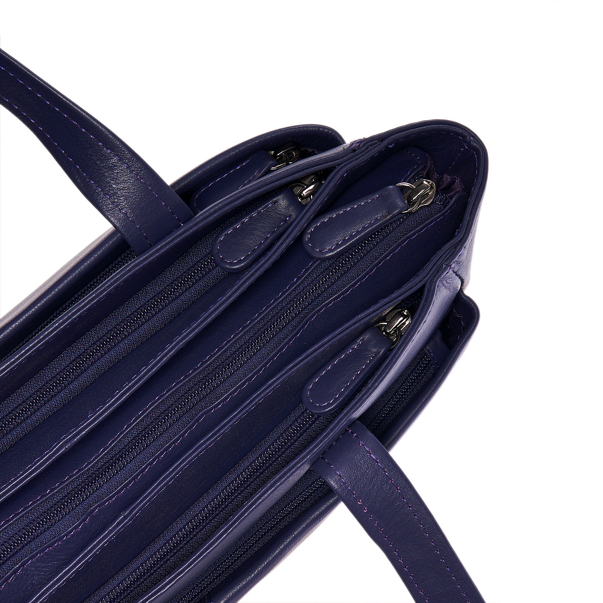 Женская сумка Dr.Koffer из натуральной кожи синяя