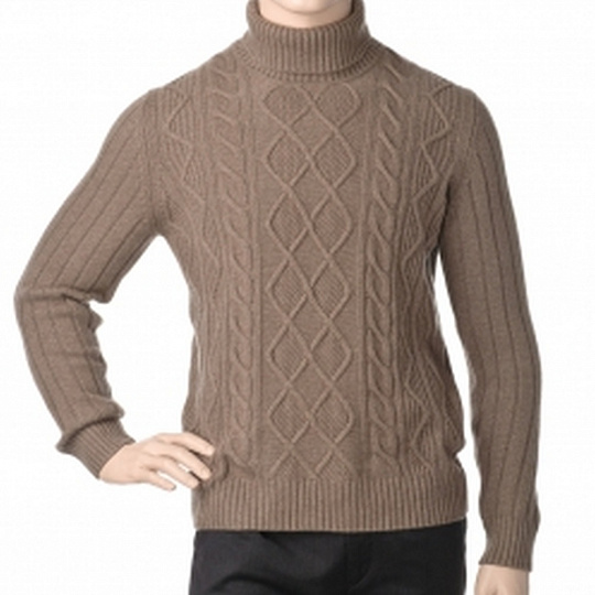 Др.Коффер  41711 коричневый пуловер с воротником