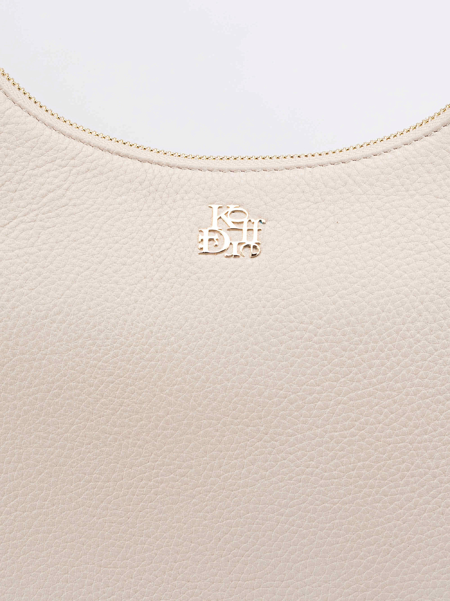 Женская сумка Dr. Koffer из натуральной кожи бежевая