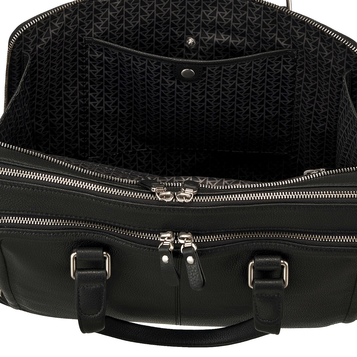 Деловая сумка Dr.Koffer из натуральной кожи черная