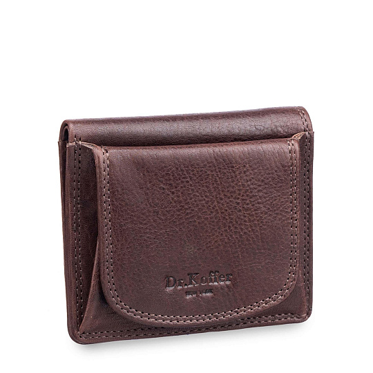 Кошелек Dr.Koffer из натуральной кожи коричневый