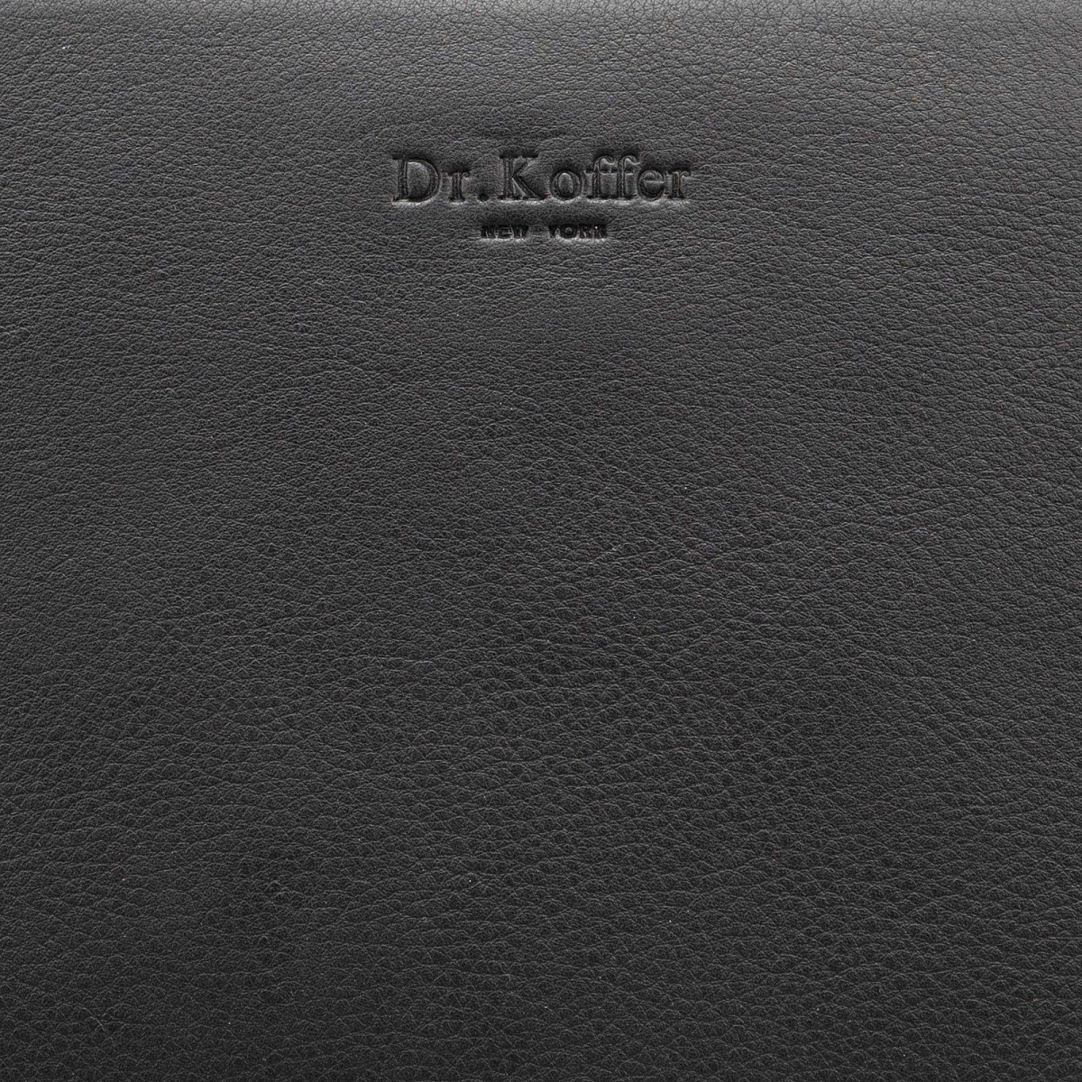 Женская сумка Dr.Koffer из натуральной кожи чёрная