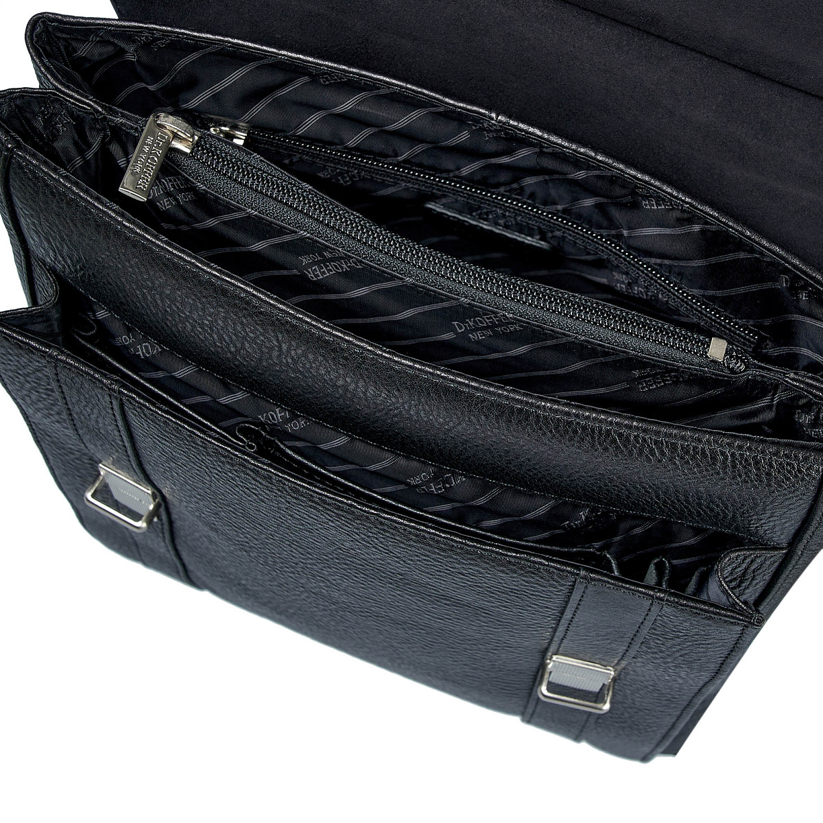 Сумка планшет Dr.Koffer из натуральной кожи черный