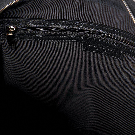 Сумка дорожная Dr.Koffer из натуральной кожи черная