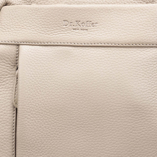 Рюкзак Dr.Koffer из натуральной кожи белый