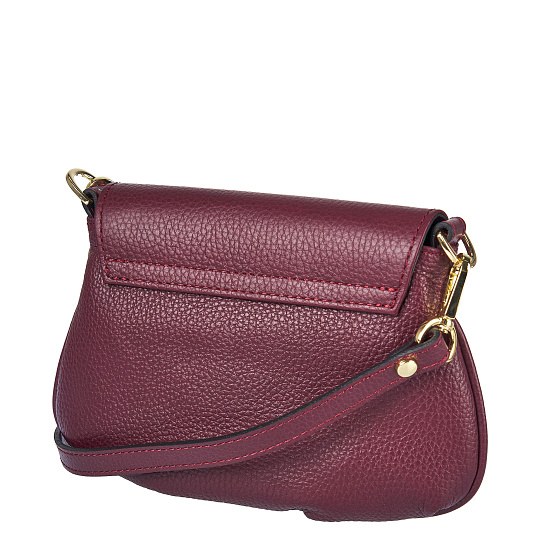 Женская сумка Dr. Koffer из натуральной кожи бордовая