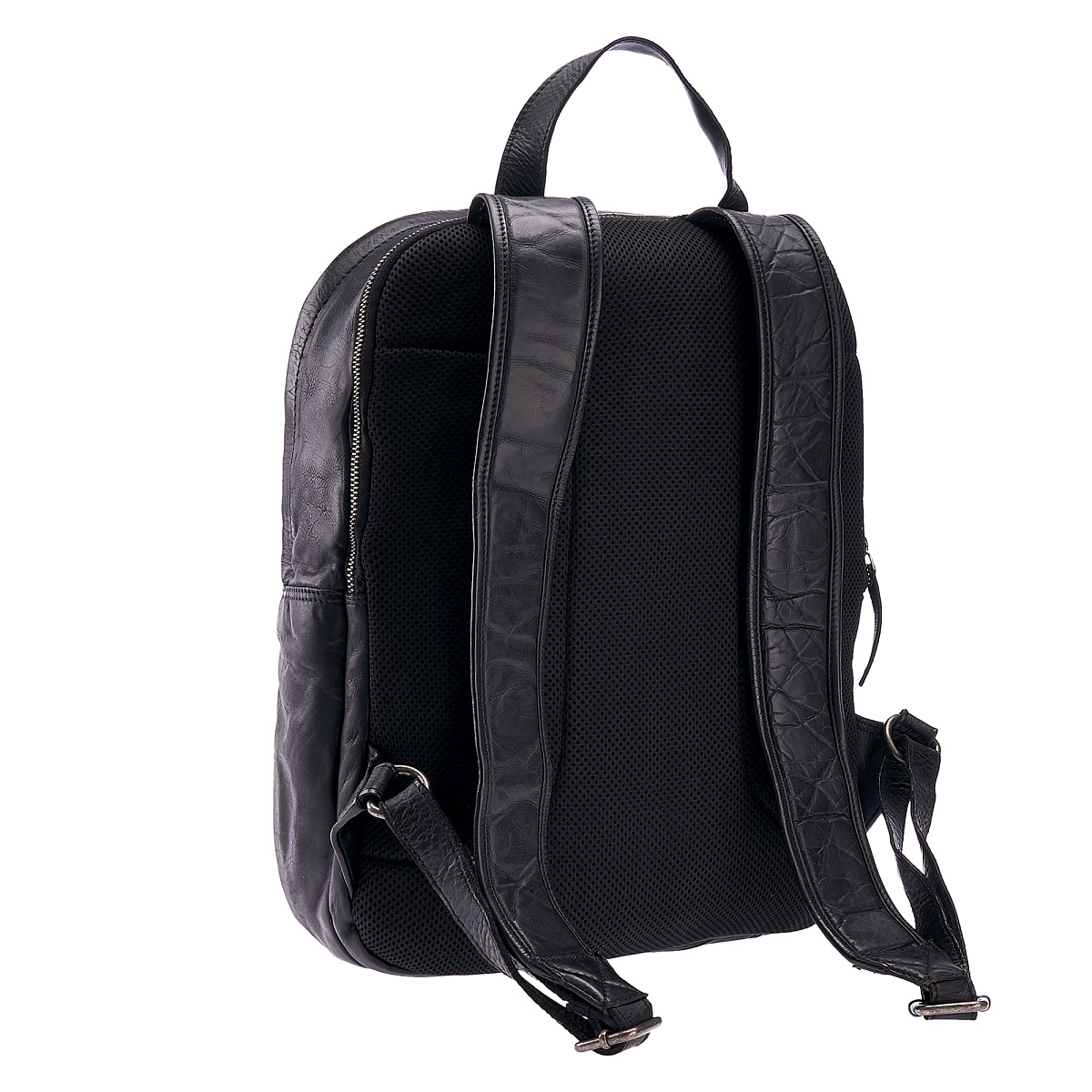 Рюкзак Dr.Koffer из натуральной кожи черный