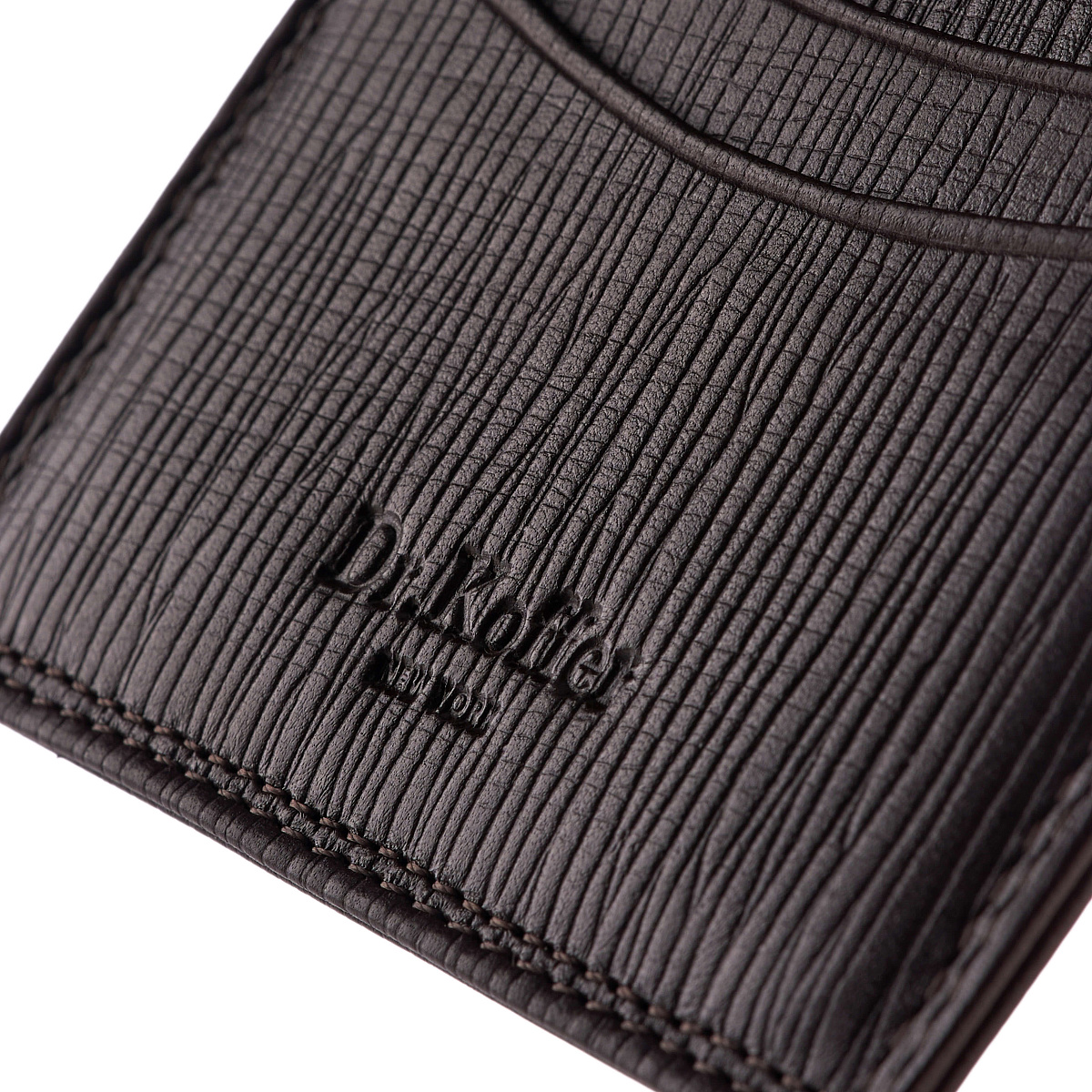 Кредитница Dr.Koffer из натуральной кожи коричневая