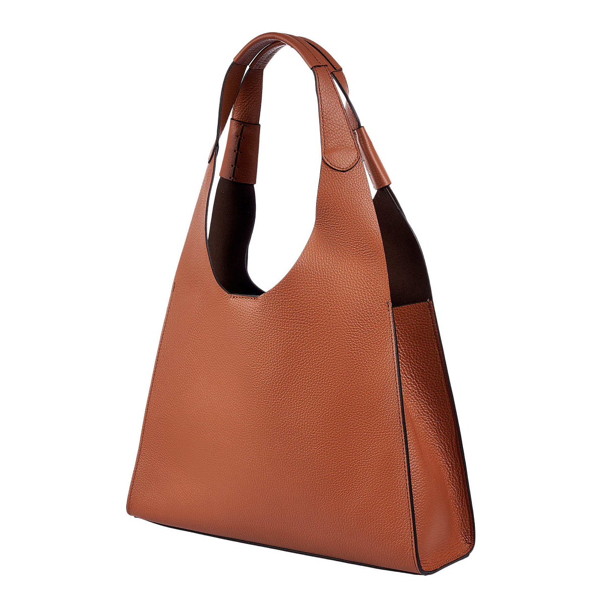 Женская сумка Dr.Koffer из натуральной кожи коричневая