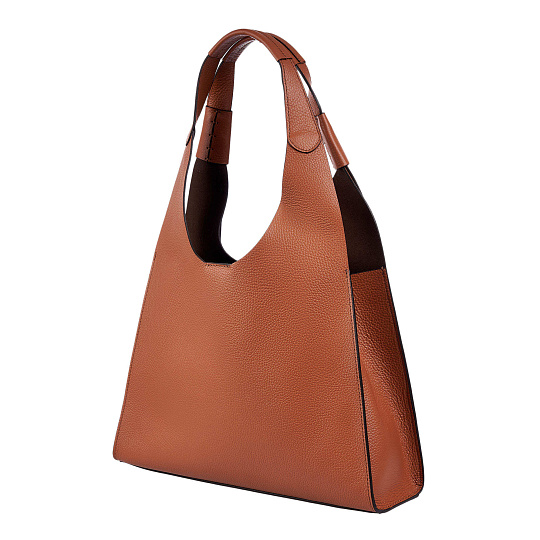 Женская сумка Dr.Koffer из натуральной кожи коричневая