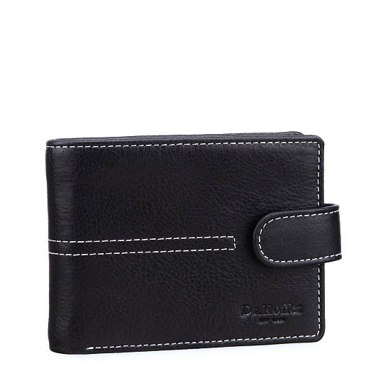 Портмоне Dr.Koffer из натуральной кожи черное