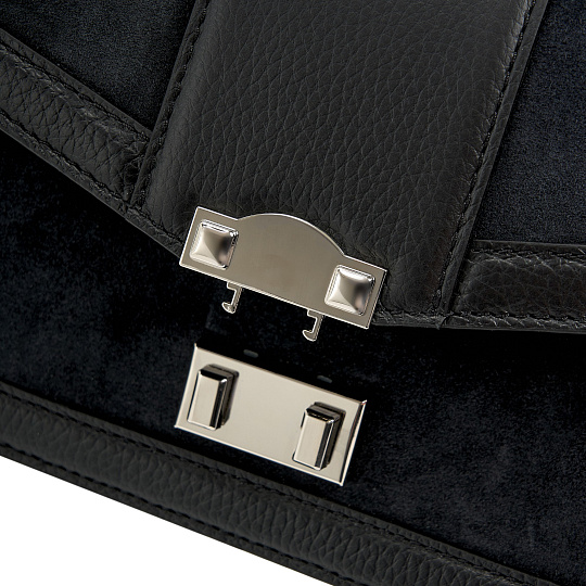 Женская сумка Dr. Koffer из натуральной кожи черная