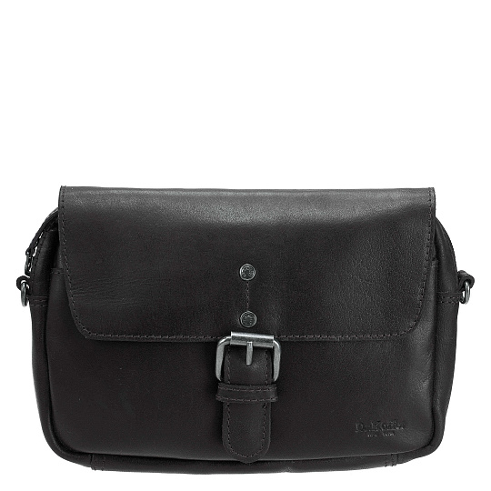 Женская сумка Dr.Koffer из натуральной кожи чёрная