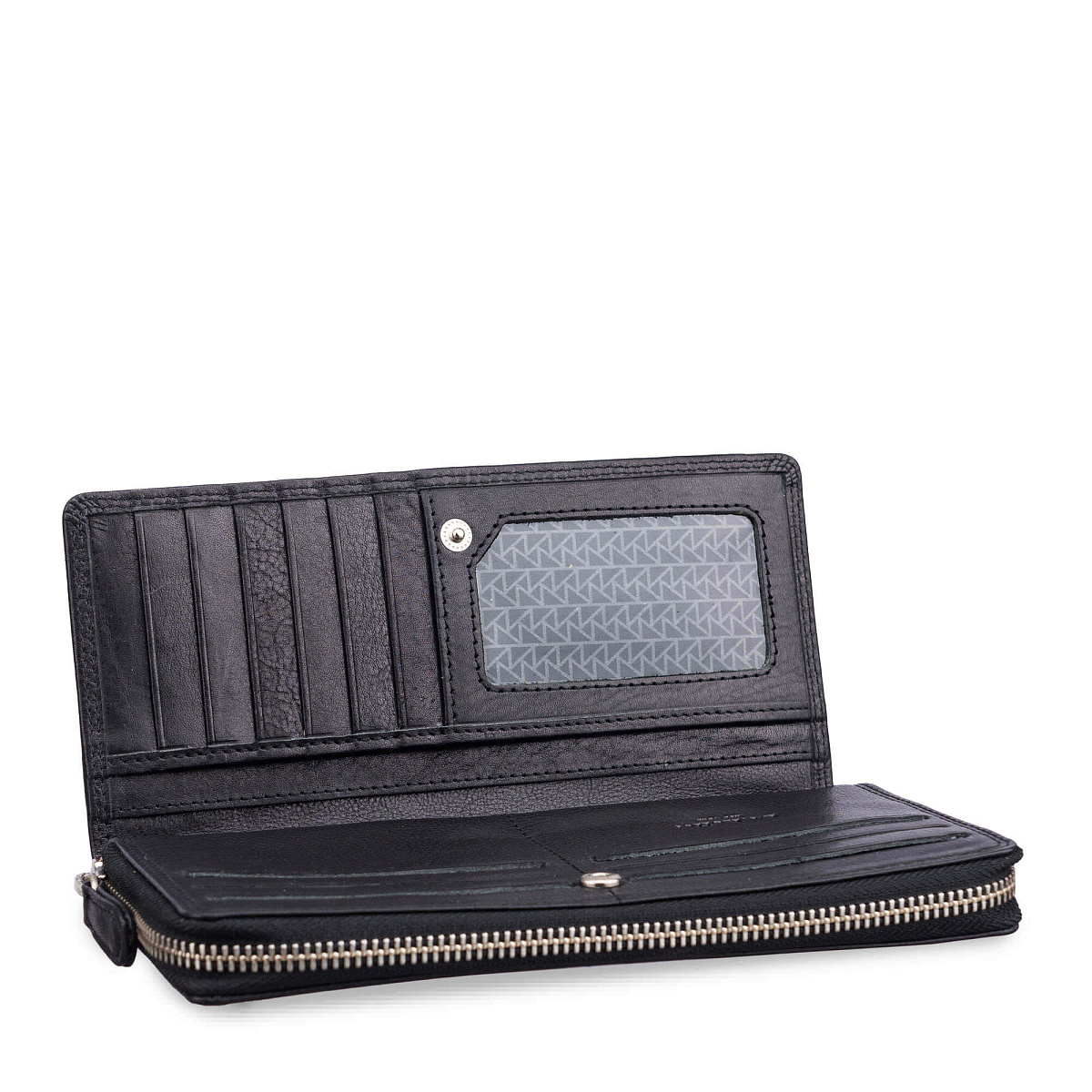 Портмоне Dr.Koffer из натуральной кожи черное