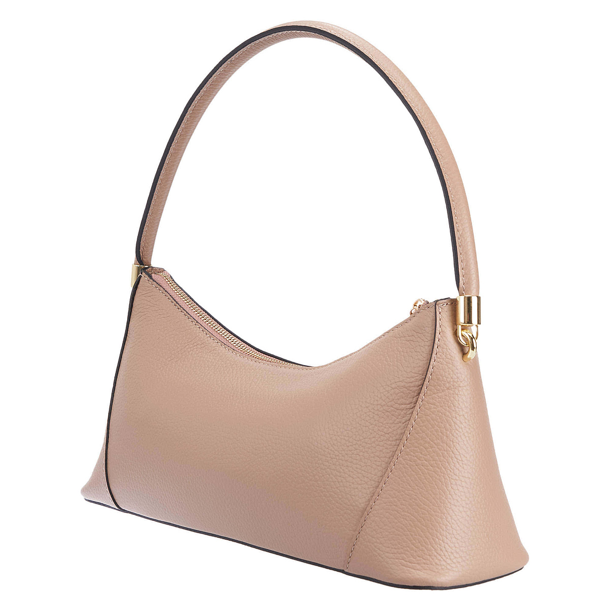 Женская сумка Dr. Koffer из натуральной кожи бежевая