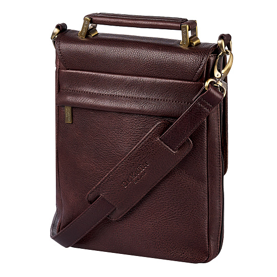 Сумка планшет Dr.Koffer из натуральной кожи коричневый