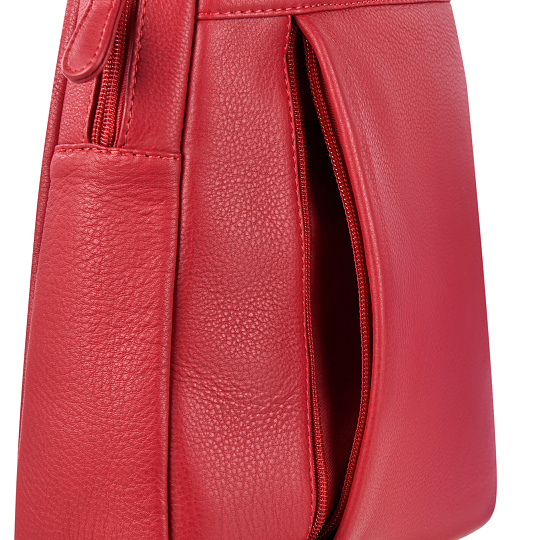 Рюкзак Dr.Koffer из натуральной кожи красный