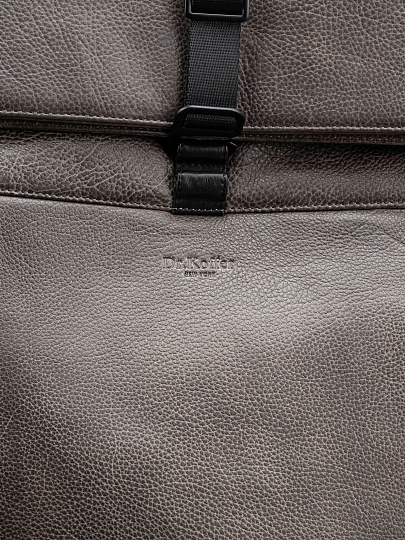 Рюкзак Dr. Koffer из натуральной кожи серый