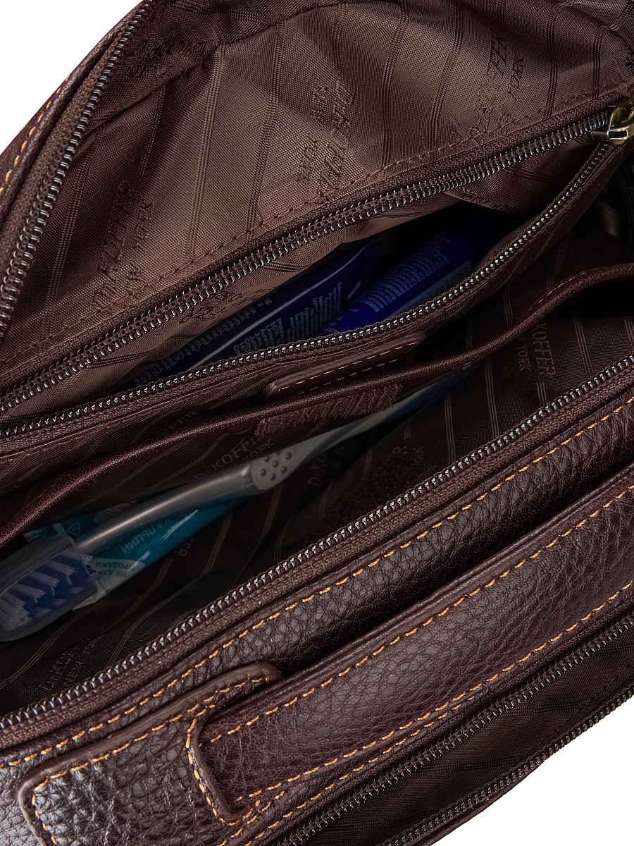 Несессер Dr.Koffer из натуральной кожи коричневый