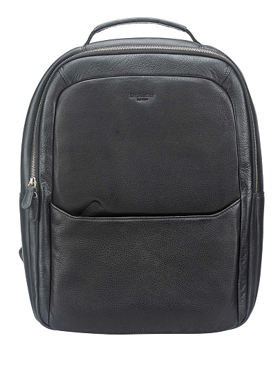 Рюкзак Dr. Koffer из натуральной кожи черный