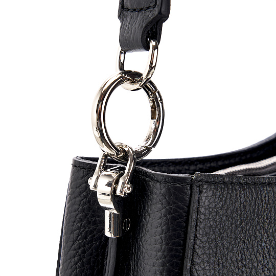 Женская сумка Dr. Koffer из натуральной кожи черная